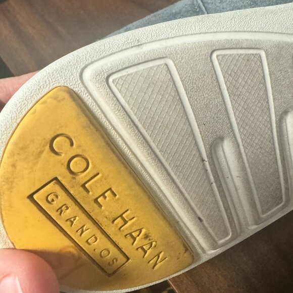 Cole Haan Original Grand Mens Gray Suede Oxfords Shoes 11.5 - Picture 3 of 6